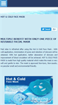 Mobile Screenshot of hotcoldfacemask.com